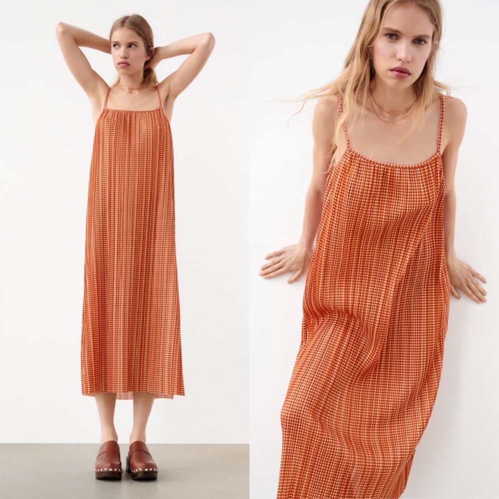 ZARA GINGHAM DRESS size S